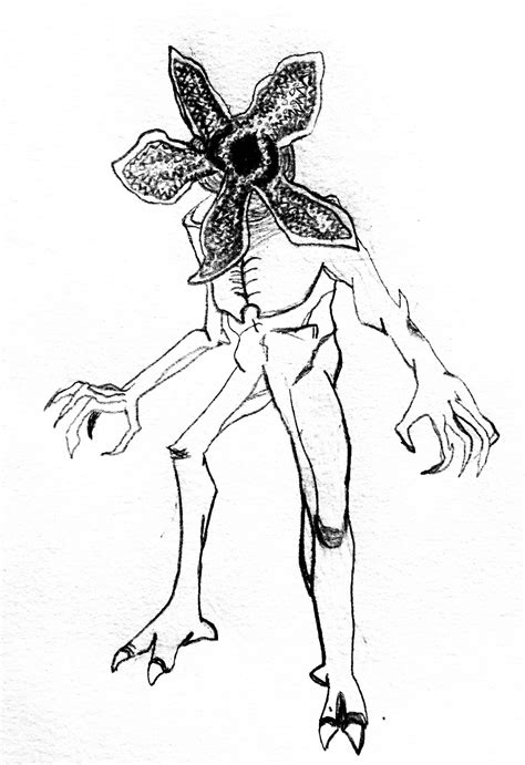 Image Result For Demogorgon Drawing Dessin Coloriage Les Aliens