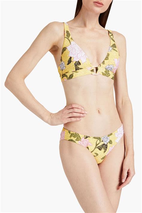 Seafolly Boheme Reversible Printed Low Rise Bikini Briefs The Outnet