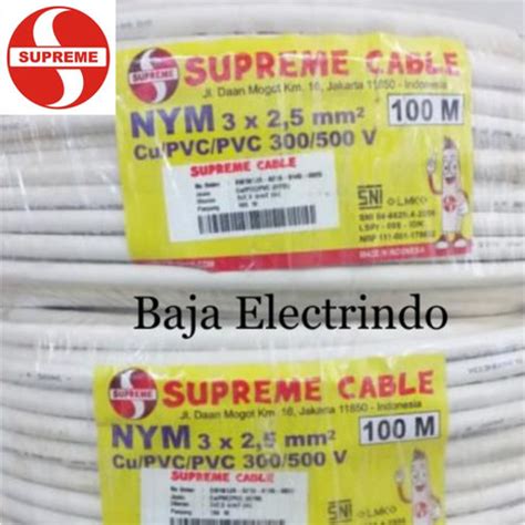 Jual Kabel Listrik Tunggal Isi Nym X Mm Supreme Mtr Jakarta