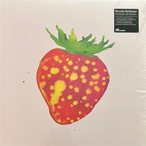 Blonde Redhead Sit Down For Dinner Transparent Violet Vinyl Discogs