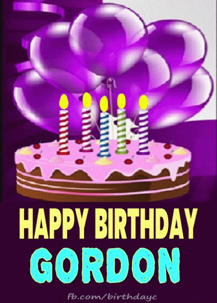 Happy Birthday Gordon Images Birthday Greeting Birthdaykim