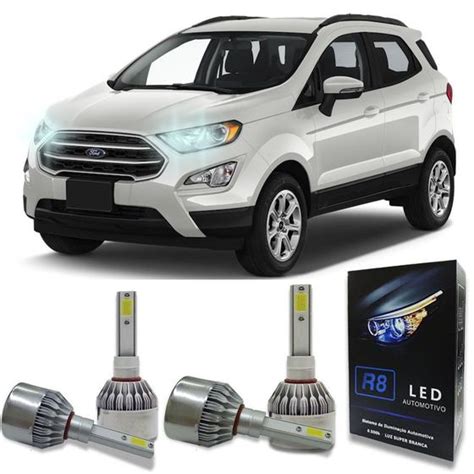 Lampada Led Ford Ecosport A Farol Baixo H E Alto H K