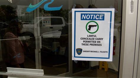 Businesses Responding To Concealed Carry Gun Law Youtube