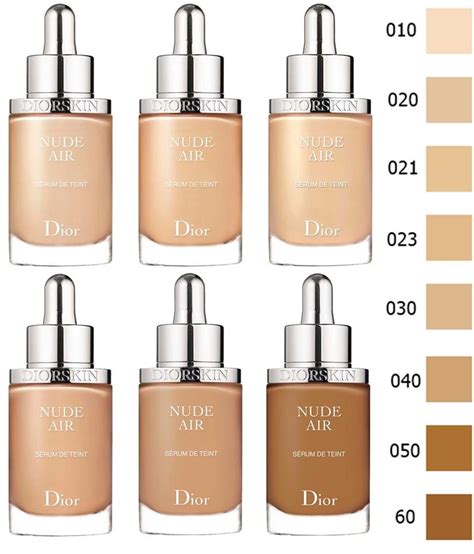 Review Swatches Dior Diorskin Nude Air Serum Foundation Off