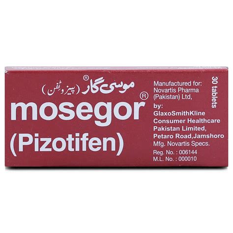 Mosegor 0.5mg Tablet 10 'S - Uses, Formula, Side Effects