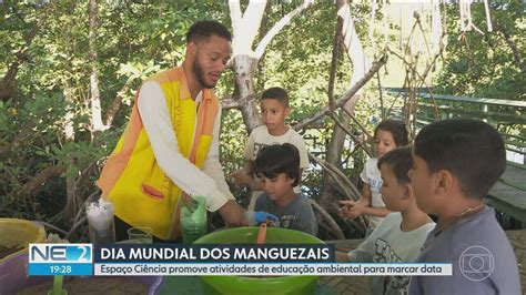 Vídeo Dia Mundial dos Manguezais é celebrado atividades no Espaço