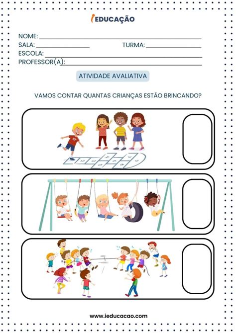 Avaliação Educação Infantil - Avaliação para Educação Infantil: Modelos Prontos para Imprimir