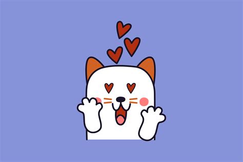Pet Cat Cute Flat Icon Graphic By Azaleastudio01 · Creative Fabrica