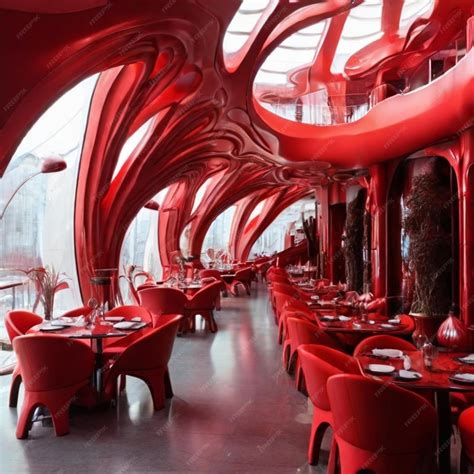 The Premises Of An Expensive Restaurant Premium Ai Generated Image