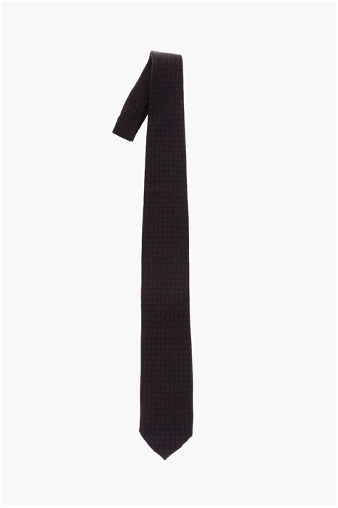 Corneliani Silk Kipper Tie Men Glamood Outlet