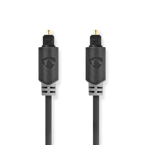 Optical Audio Cable | TosLink Male | TosLink Male | 1.00 m | Round ...