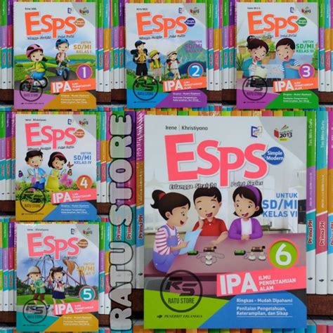 Jual Buku Esps Ipa SD Kelas 1 2 3 4 5 6 Kurikulum 2013 Edisi Revisi