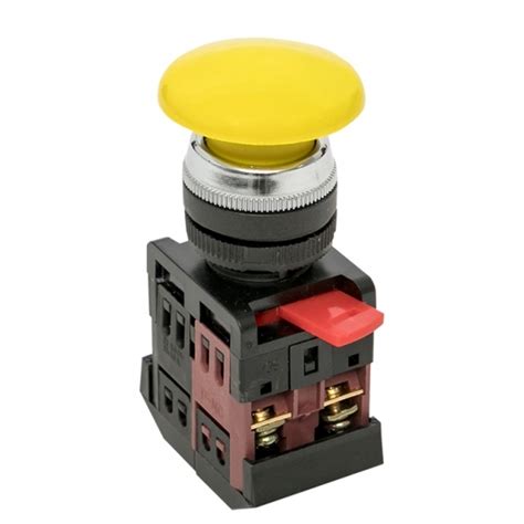 Кнопка грибок EKF PROxima AEA-22 230 В 1NO+1NC IP40 без фиксации без ...