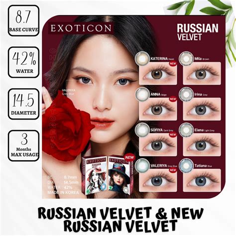 Jual SOFTLENS X2 - RUSSIAN VELVET - NEW RUSSIAN VELVET NORMAL DIA. 14 ...
