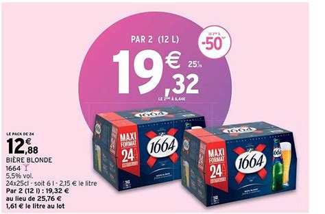 Promo Bi Re Blonde Chez Intermarch Icatalogue Fr