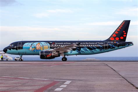 Airbus A320 214 Brussels Airlines OO SNB Tintin Livery Flickr