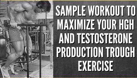 Short Workout Routine For Natural Testosterone And Growth Hormone