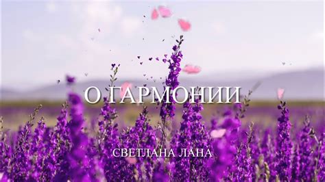 Светлана о ГАРМОНИИ - YouTube