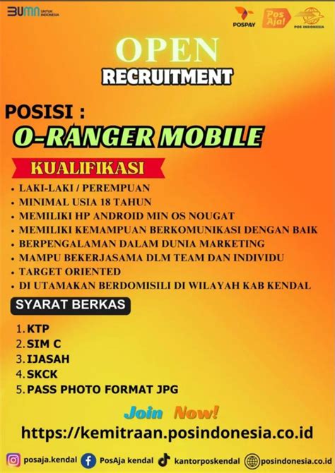 Lowongan Kerja Bumn Pt Pos Indonesia Persero