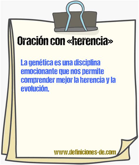 21 Oraciones Con Herencia