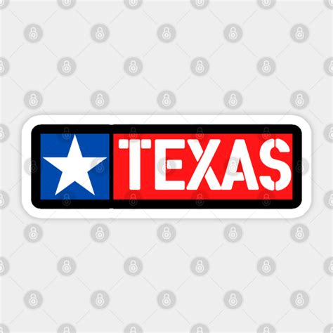 Texas Stencil Design Texas Sticker Teepublic