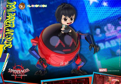 Hot Toys Spider Man Into The Spider Verse COSB641 Peni Parker And SP Dr Cosbaby S Bobble