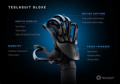 VR-перчатка Teslasuit Glove позволяет чувствовать виртуальные объекты и ...