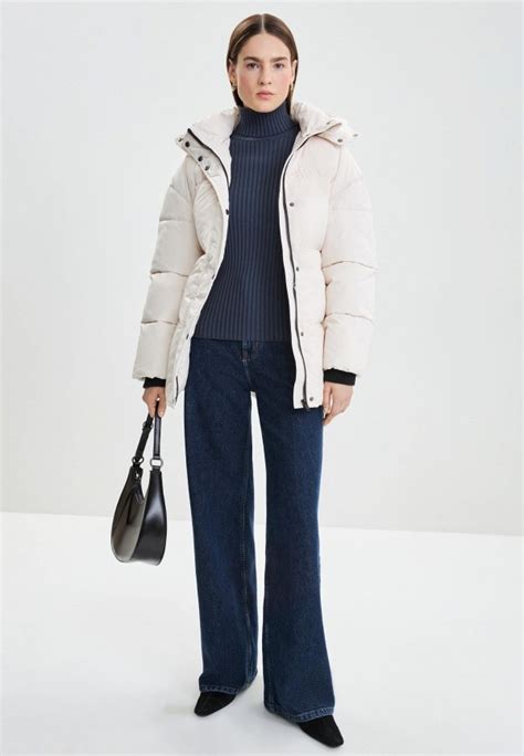 Пуховик Zarina, цвет: белый, MP002XW19WC5 — купить в интернет-магазине ...