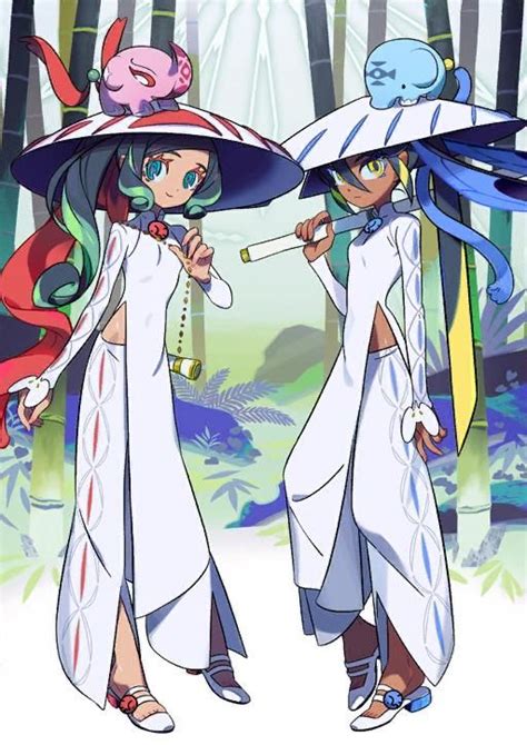 Fgo Trung Sisters Artwork By Pokemon Designer Skills Voice Actors