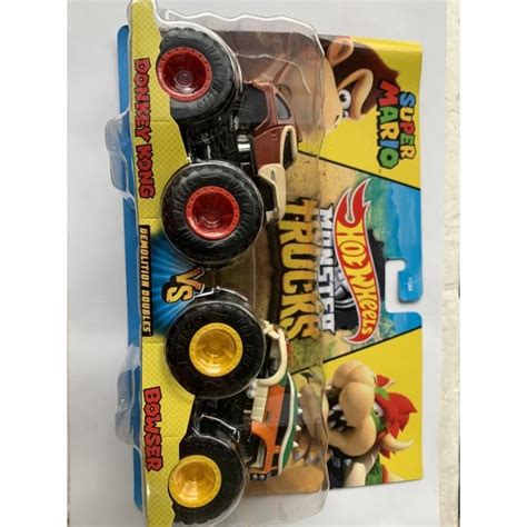 Jual HOTWHEELS HOT WHEELS MONSTER TRUCKS TRUCK SUPER MARIO DONKEY VS BOWSER Terbaru