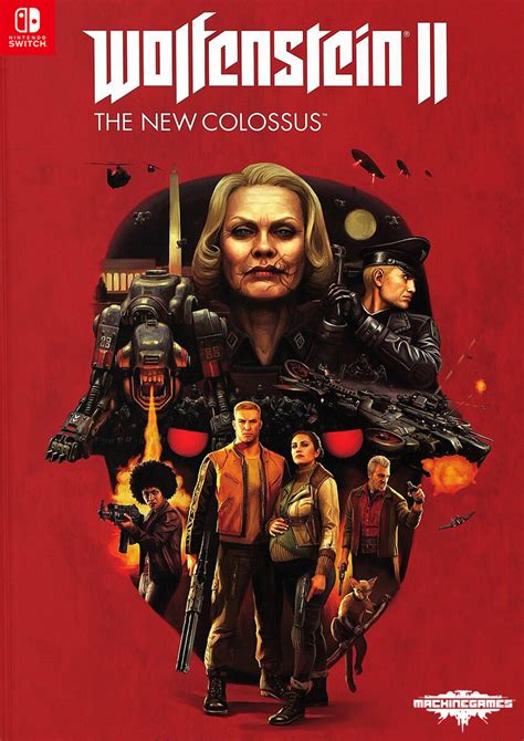 Wolfenstein Ii The New Colossus Poster Promotendo