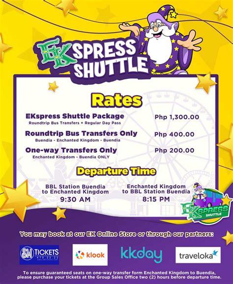 Magical Shuttle To Ek Enchanted Kingdom