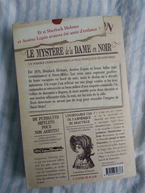 Sherlock Lupin et moi Tome 1 Le mystère de la dame en noir Irène