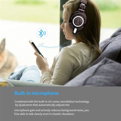APTX беспроводной bluetooth-адаптер для наушников Audio-Technica ATH-M50X