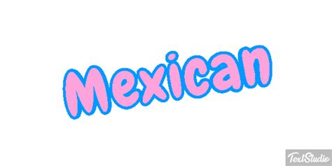 Mexican Word Animated  Logo Designs