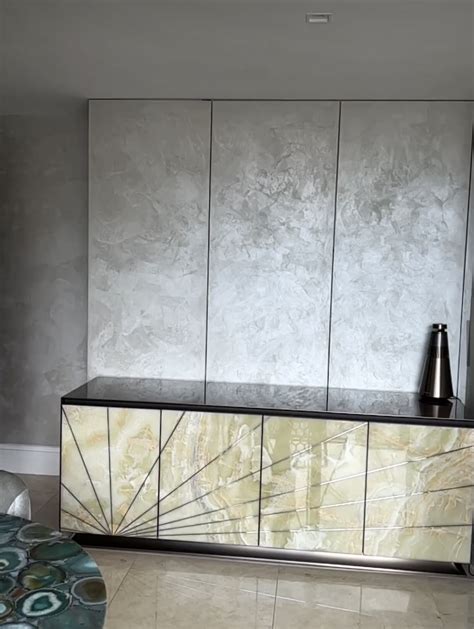 Metallic Venetian Plaster Polished Plastering London