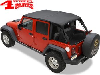 Safari Header Bikini Top Bestop Black Diamond Jeep Wrangler JK Unlimited Bj Türer