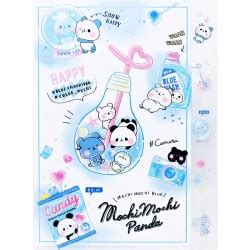 Mochi Panda Blue Index File Folder Kawaii Panda Making Life Cuter