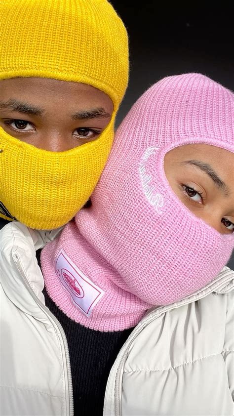 Couples Matching Ski Masks 💗💛 In 2023 Matching Couple Outfits Winter