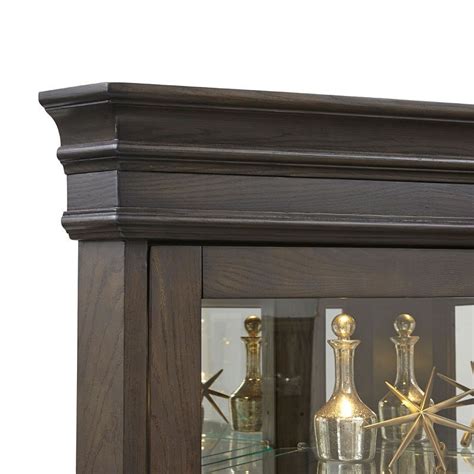 Lighted 5 Shelf Corner Curio Cabinet By Pulaski Furniture Furniturepick