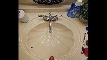 Handsfree Cumming In The Hotel Bathroom Sink Xvideos
