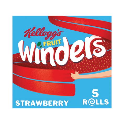 Kelloggs Fruit Winders Strawberry 5 Pack Millbrook Market Navan