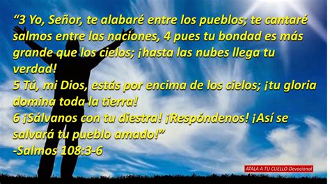 Atala A Tu Cuello Devocional Salmos 108