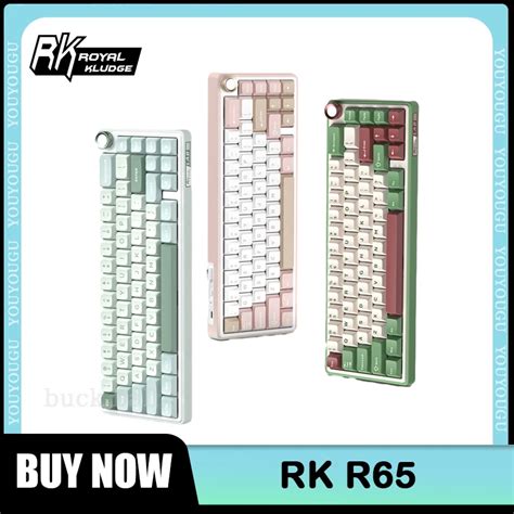 Teclado Mec Nico Sem Fio Bluetooth Rk R Chaves Junta Rgb Pbt Keycaps Hot Swap Hifi