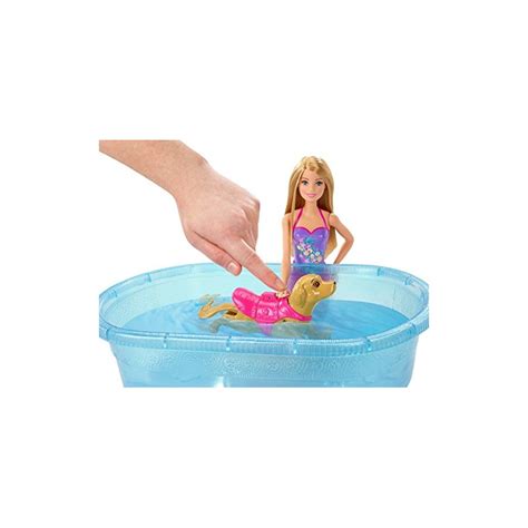 Barbie Dmc32 Swimming Pup Pool Doll