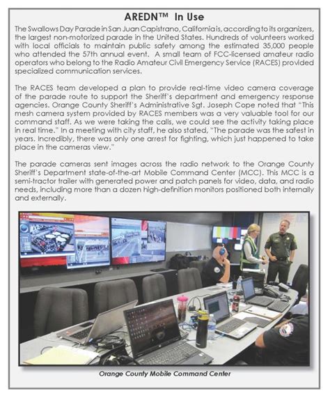 AREDN Advantage Amateur Radio Emergency Data Network