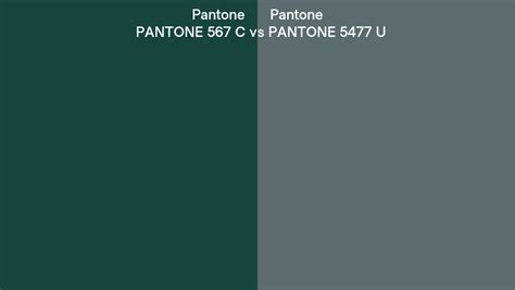 Pantone 567 C Vs Pantone 5477 U Side By Side Comparison