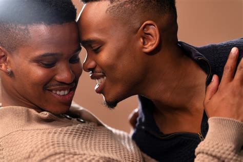 Premium Photo Side View Gay Black Men Posing