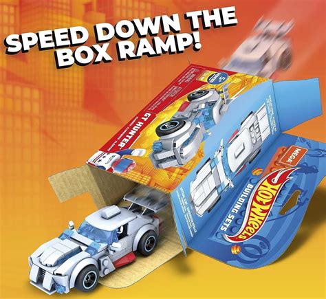Hot Wheels Mega Construx GT Hunter Juego de construcción para niños de 5 años en adelante
