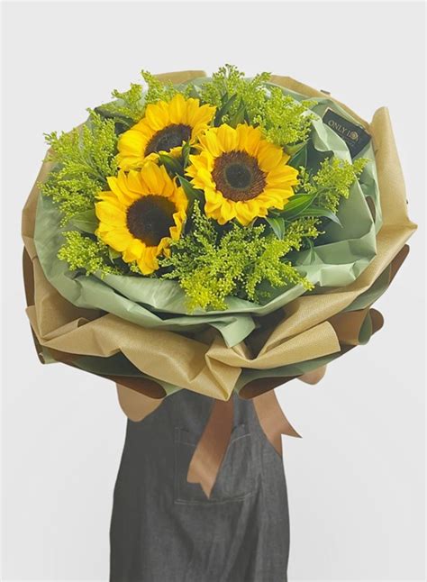 S Sunflower Bouquet Sameday Flower Delivery To Malaysia Only Love